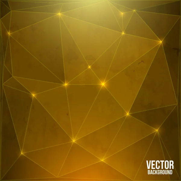 Fondo abstracto brillante vector de oro — Archivo Imágenes Vectoriales