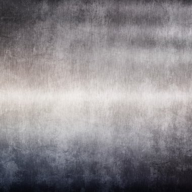 Grunge fırça metal plaka