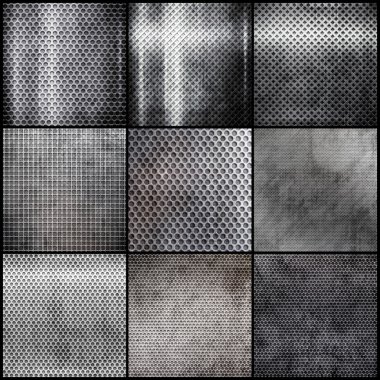 metal ızgarası set