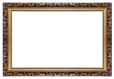 eski altın çerçeve