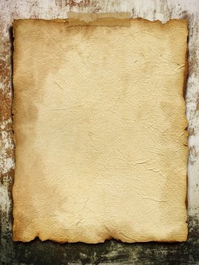 Eski kağıt sayfası