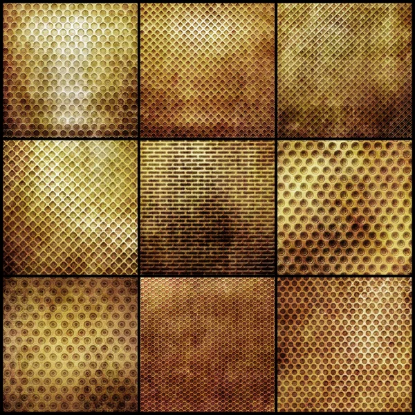 Metal grid set — Stock Photo, Image