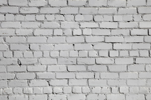 Old white brick wall texture