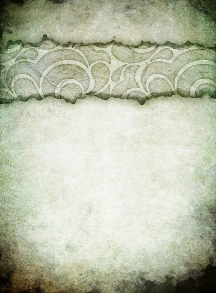 Тріснутий папір з шерстяним орнаментом — стокове фото