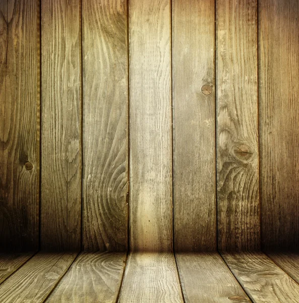 Vecchia stanza di legno — Foto Stock