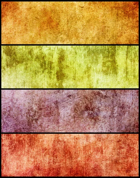 Banners set of grunge texture — Stock Photo, Image