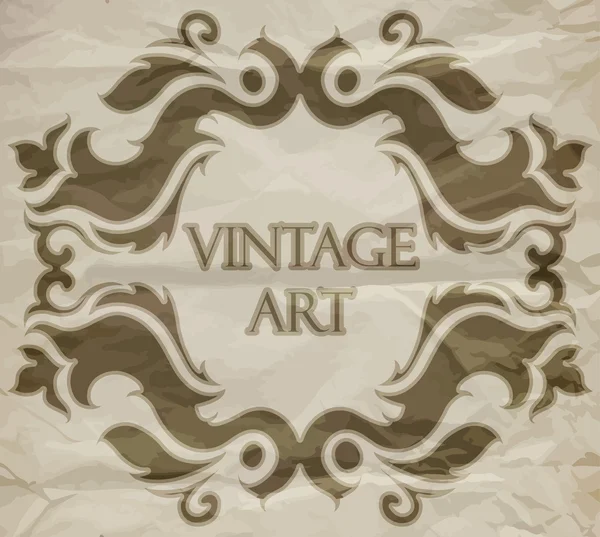 Cadre vectoriel vintage — Image vectorielle