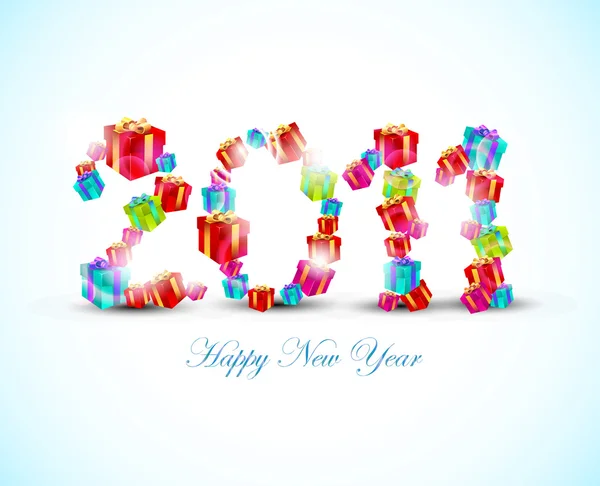 2011 New Year background — Stock Vector