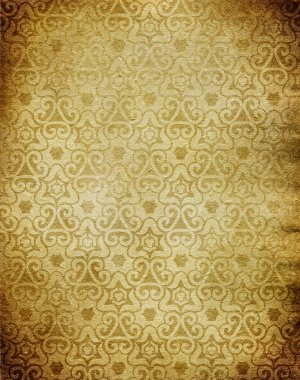 eski püskü süsleme ile eski kağıt arka plan