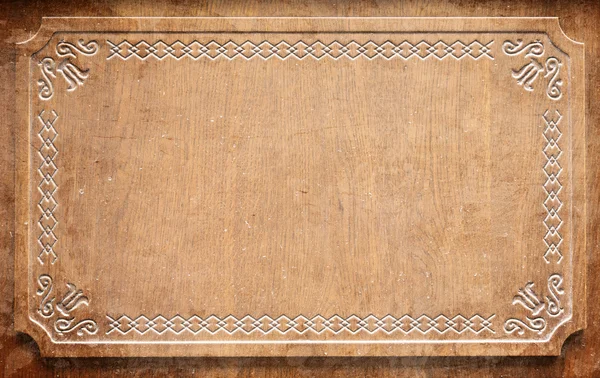 Παλιό ξύλινο πλαίσιο — Φωτογραφία Αρχείου
