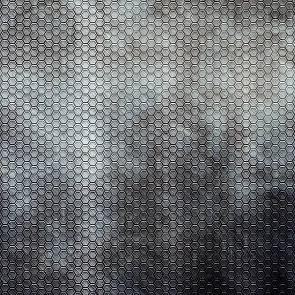 Silver Metal Grid Texture — Stock Photo, Image