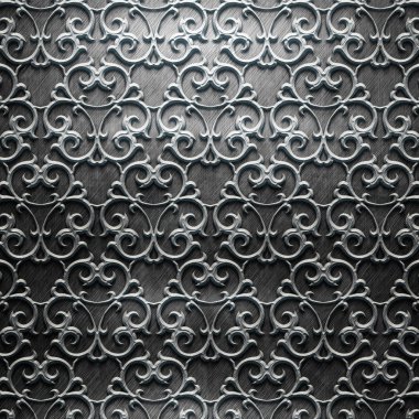 oyma desenli metal plaka