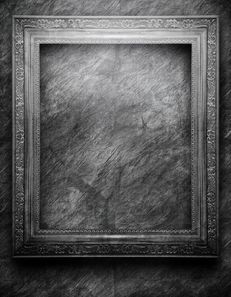 Grunge, černý rám — Stock fotografie