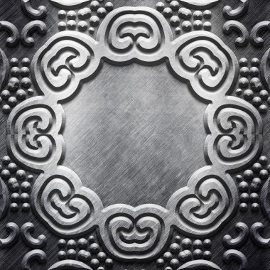 oyma desenli metal plaka