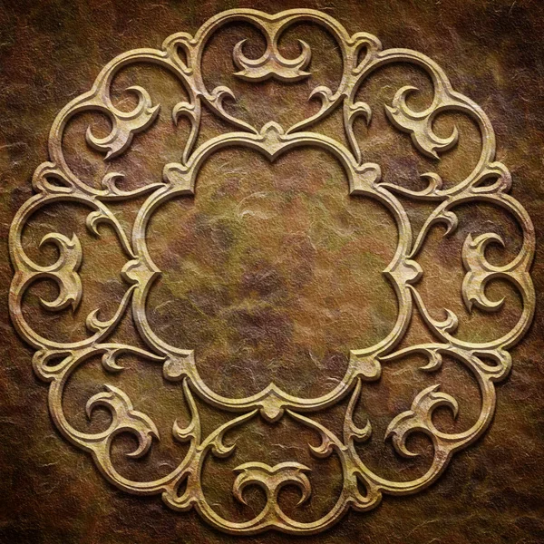 Kağıt backgrond (vintage koleksiyonu altın metal desen)