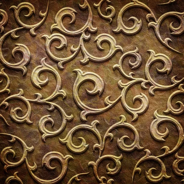 Kağıt backgrond (vintage koleksiyonu altın metal desen)