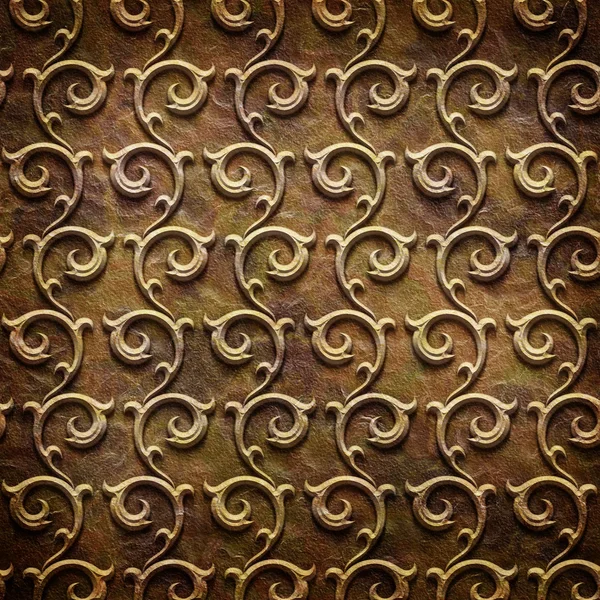 Guld metall mönster på papper backgrond — Stockfoto
