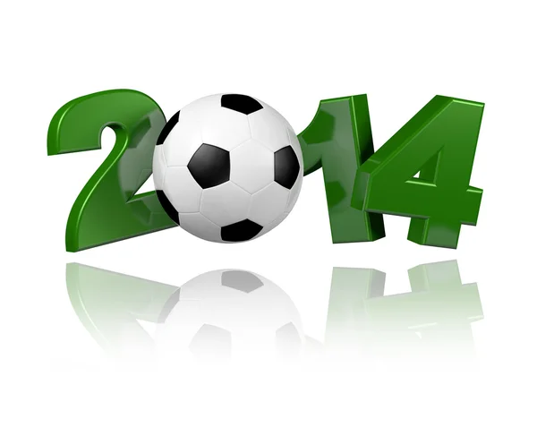 Fotboll 2014 design — Stockfoto