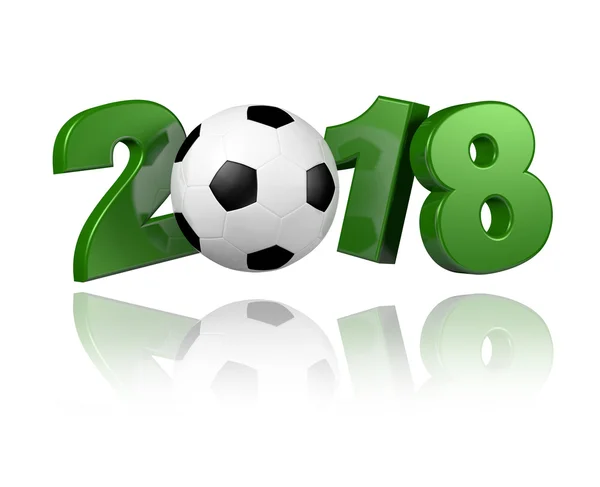 Voetbal 2018 ontwerp — Stockfoto