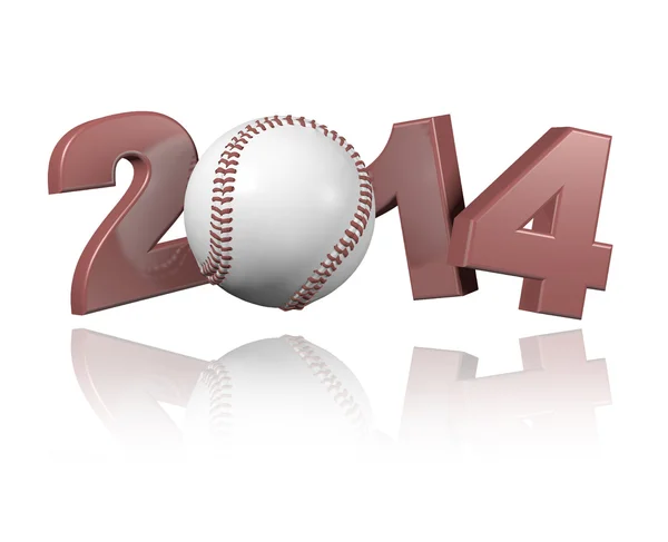 Baseball 2014 projekt — Zdjęcie stockowe