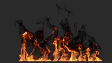 Sonunda Alfa Kanalı olan Büyük Alevler Duvarı