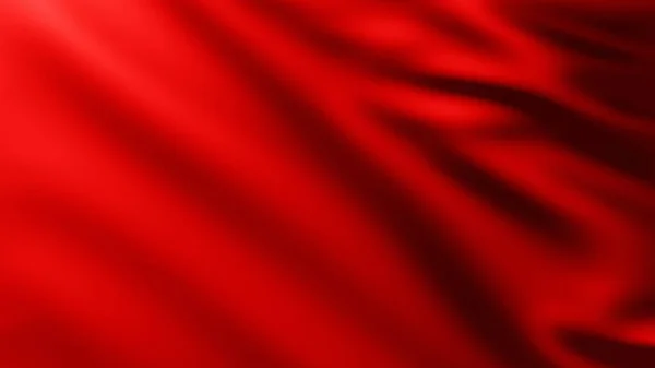 Bandera Roja Fondo Pantalla Completa Viento Con Patrones Olas — Foto de Stock