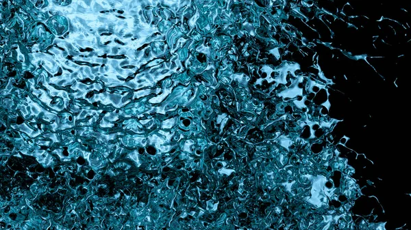 Metalic Albastru Deschis Fluid Începeți Umpleți Ecranul Strop Mare Fundal — Fotografie, imagine de stoc