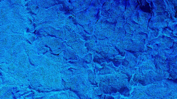 Миллионы Крошечных Голубых Частиц Заполняют Экран Множеством Маленьких Волн Черном — стоковое фото