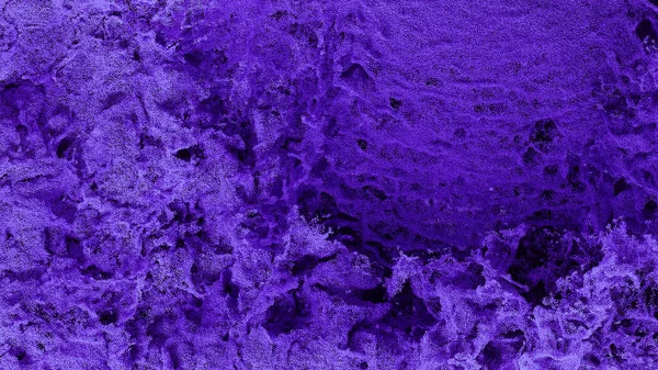 Миллионы Крошечных Фиолетовых Частиц Заполняют Экран Множеством Волн Верениц Черном — стоковое фото