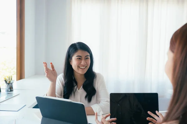 Situación empresarial, concepto de entrevista de trabajo . — Foto de Stock