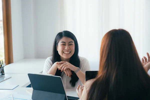 Situación empresarial, concepto de entrevista de trabajo . — Foto de Stock