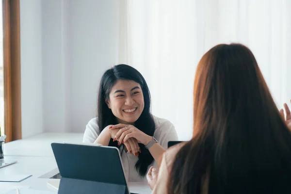 Situación empresarial, concepto de entrevista de trabajo . — Foto de Stock