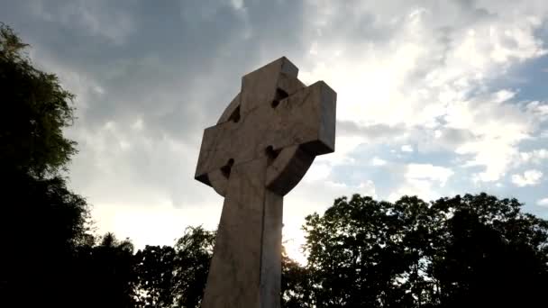 Християнські Хрести Ісуса Христа Високоякісні Кадри Твердим Вмістом Кадрів — стокове відео