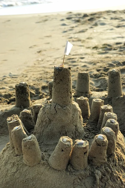 Sandcastle beyaz bayrakla işaretle
