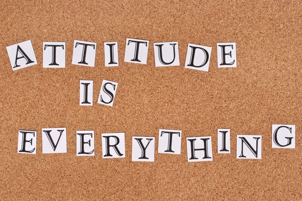 Attitude is everything — Stock Photo, Image