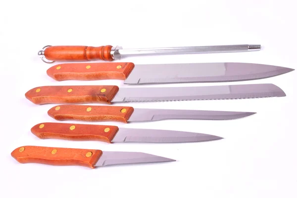 Kuchyňské nože — Stock fotografie