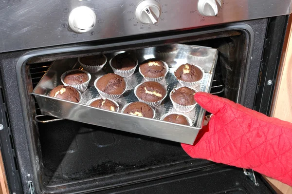 Baked muffins — Stock Photo, Image