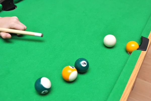 Playing the billiard — Stock Photo, Image