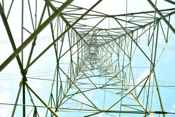 High-voltage tower — Stock Photo, Image