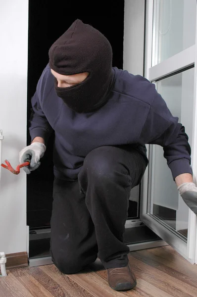 Thief at home — Stock Photo, Image