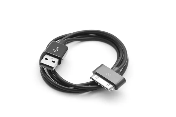 USB şarj kablosu — Stok fotoğraf