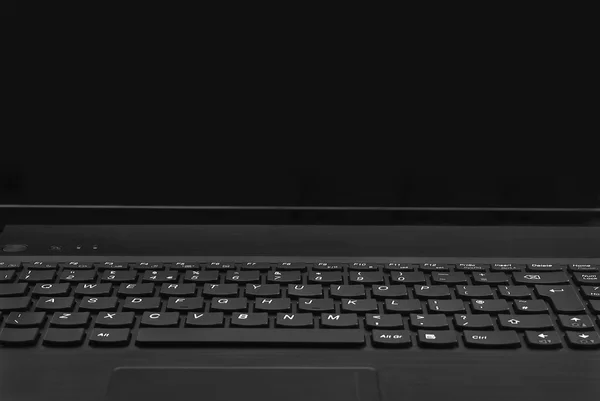 Клавиатура и дисплей ноутбука — стоковое фото