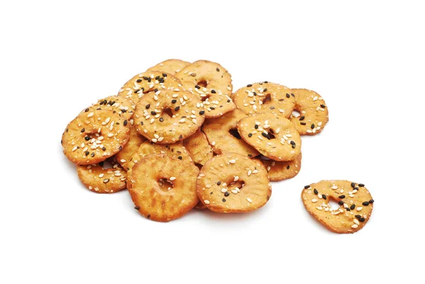 Salty seeds crackers — Stock Photo, Image