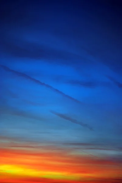 Céu do pôr do sol — Fotografia de Stock