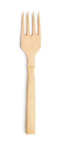 Forchetta di legno — Foto Stock