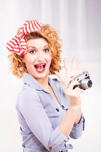 Pin-up menina — Fotografia de Stock