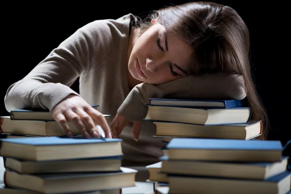 Sleeping student — Stock Photo, Image