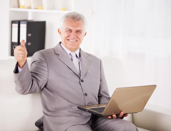 Senior businessman — Stock Photo, Image