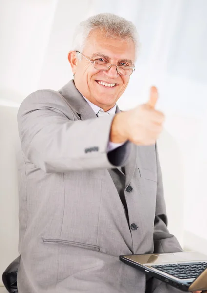 Senior businessman — Stock Photo, Image