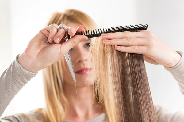 Stříhání vlasů — Stock fotografie
